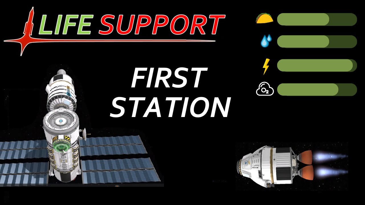 Sending Crew and Supplies to Station - Life Support 01