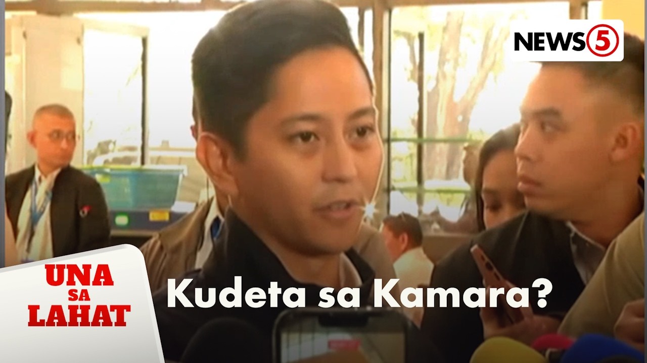 Rep. Sandro Marcos, walang naririnig na planong kudeta sa Kamara | Una Sa Lahat