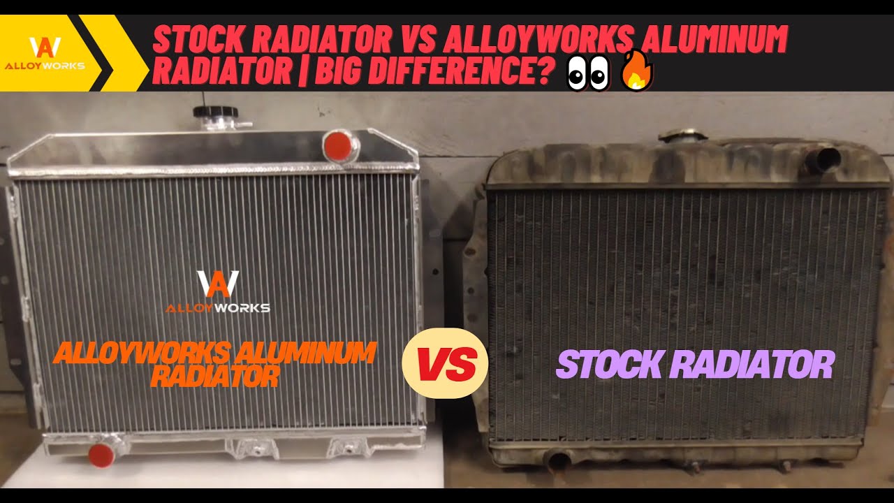 Stock Radiator vs AlloyWorks Aluminum Radiator | Big Difference? 👀🔥