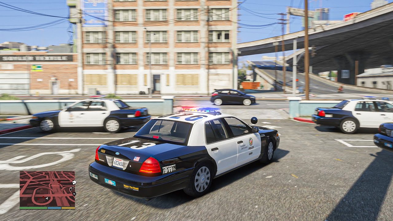 GTA 5 Real Life Traffic Mod! Central Real-Life Traffic Mod v1.8 Stability Test