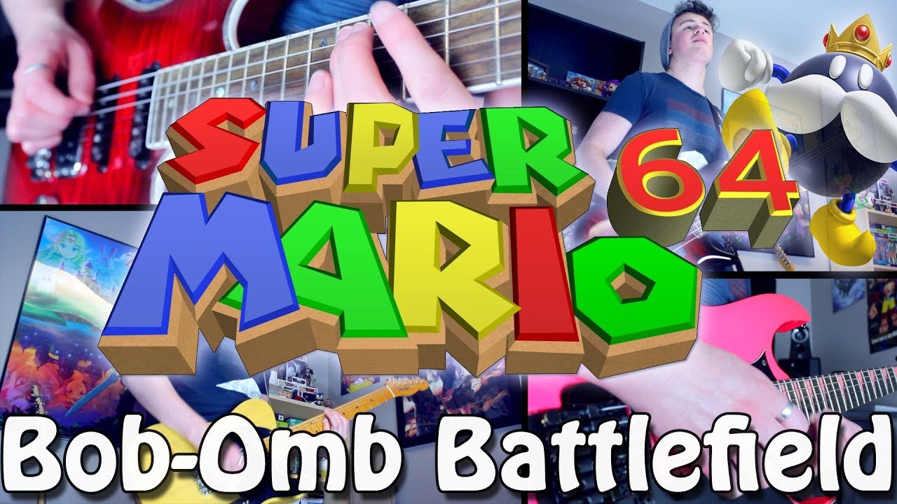 Bob-Omb Battlefield - Super Mario 64 (Rock/Metal) Guitar Cover | Gabocarina96