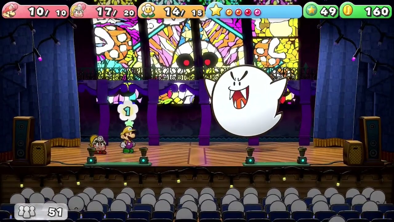 Atomic Boo Battle - Paper Mario: The Thousand-Year Door (Switch)