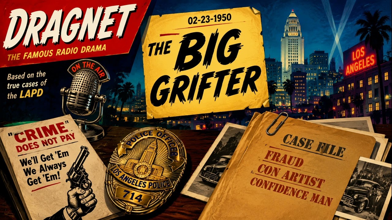 Dragnet Radio Show | The Big Grifter (1950) | Vintage Police Procedural Drama