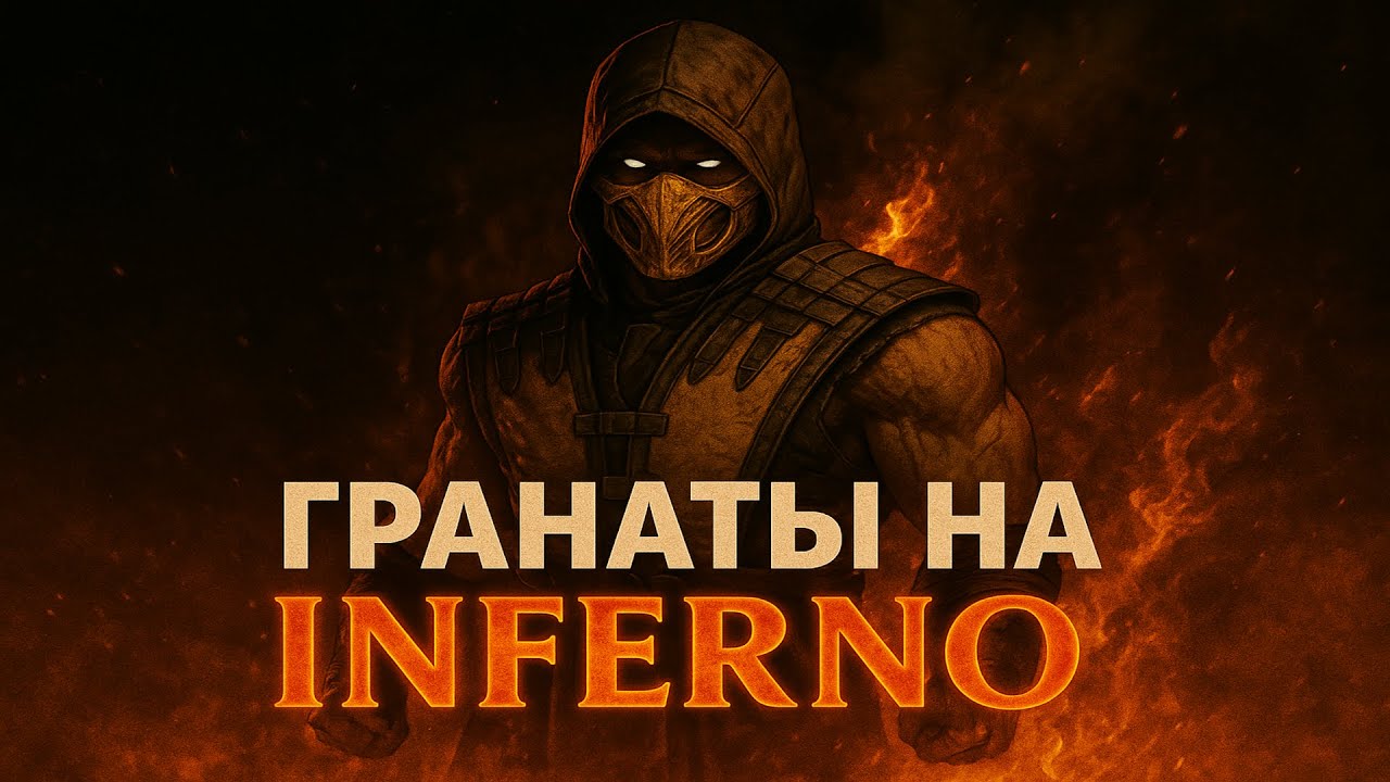Все необходимые гранаты на INFERNO для моих собутыльников с команды