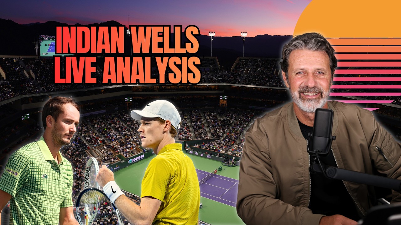 MEDVEDEV vs SINNER - Indian Wells MEN'S FINAL / Live with The Coach Patrick Mouratoglou