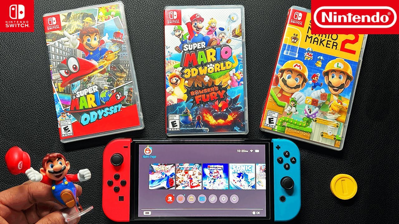Top 3 Super Mario Games | Nintendo Switch OLED | Gameplay