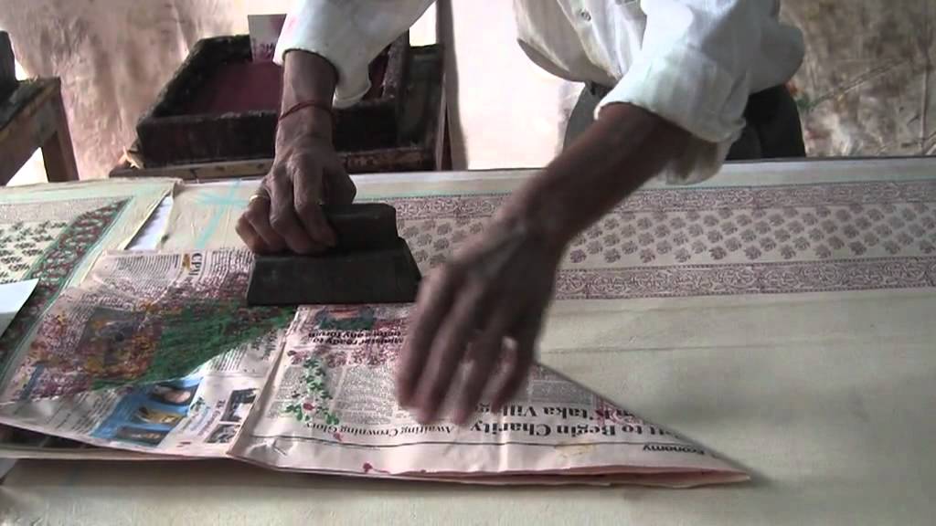 Learning Block Printing of Fabrics in Jaipur