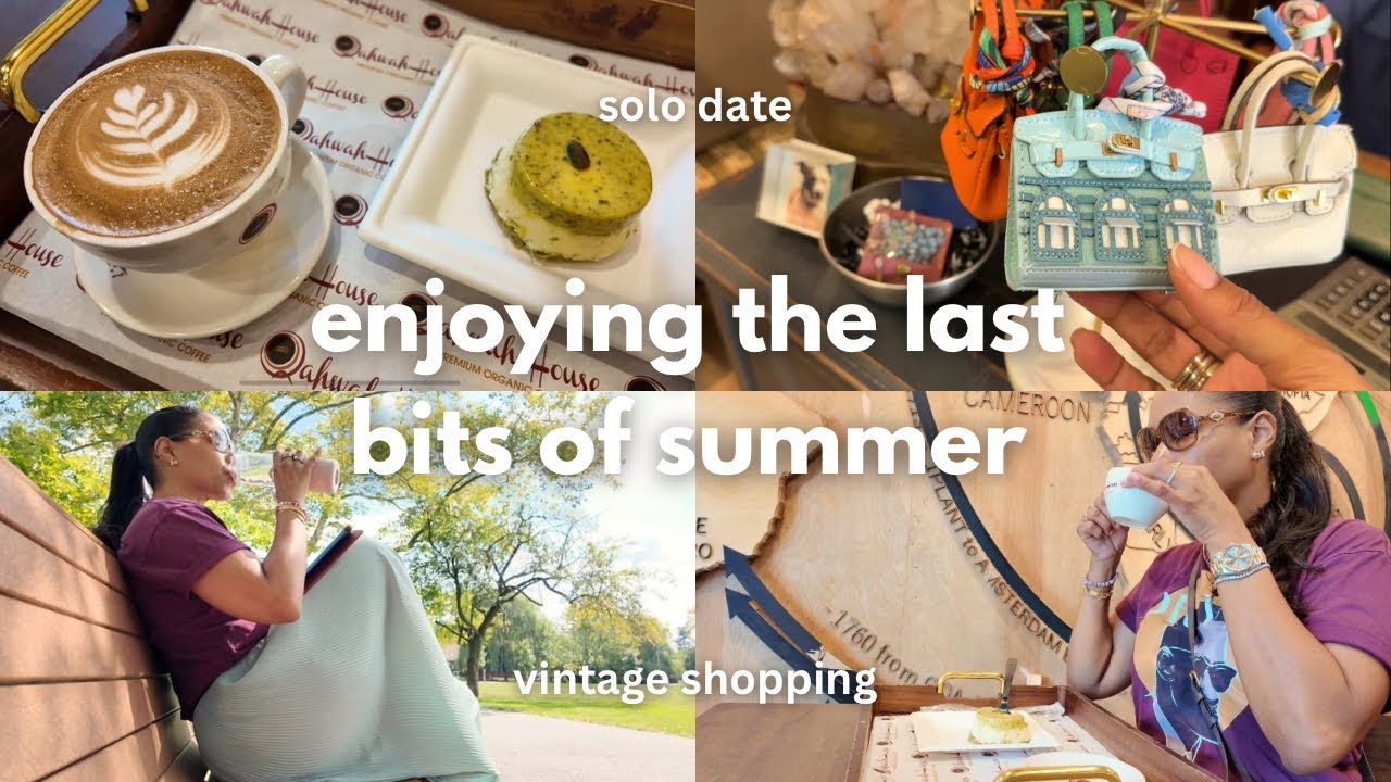 Solo Date Vlog | Coffee Shop + Vintage Shopping & A Celine Micro Luggage Unboxing