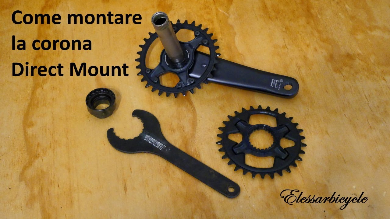 Come montare e smontare la corona Shimano Direct Mount utensile Shimano TL-FC41