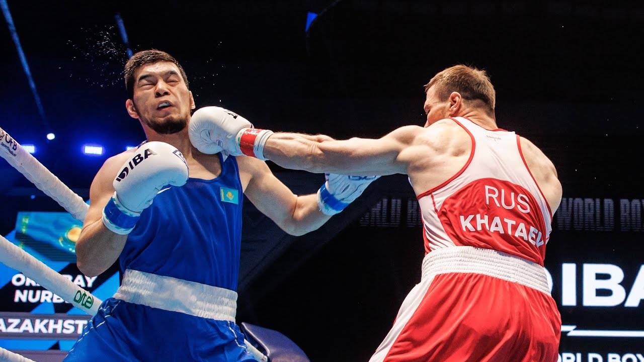 Imam Khataev (RUS) vs. Nurbek Oralbay (KAZ) IBA World Boxing Championships 2023 SF's (80kg)