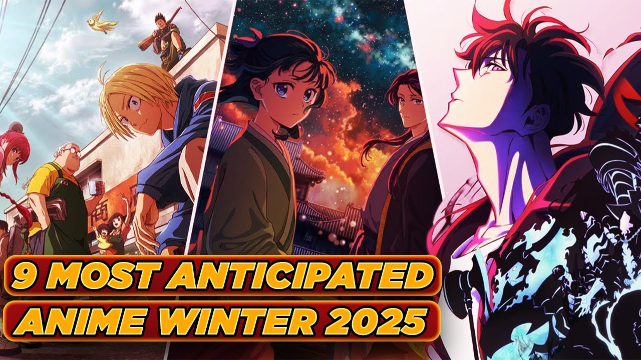 THE 9 MOST ANTICIPATED Anime of Winter 2025