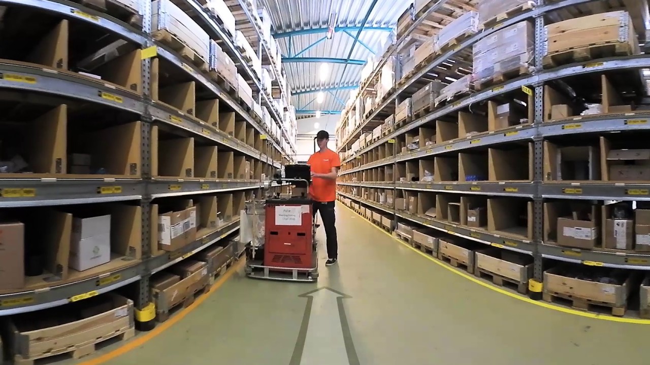Sanist&aring;l Billund central warehouse 360-degree video