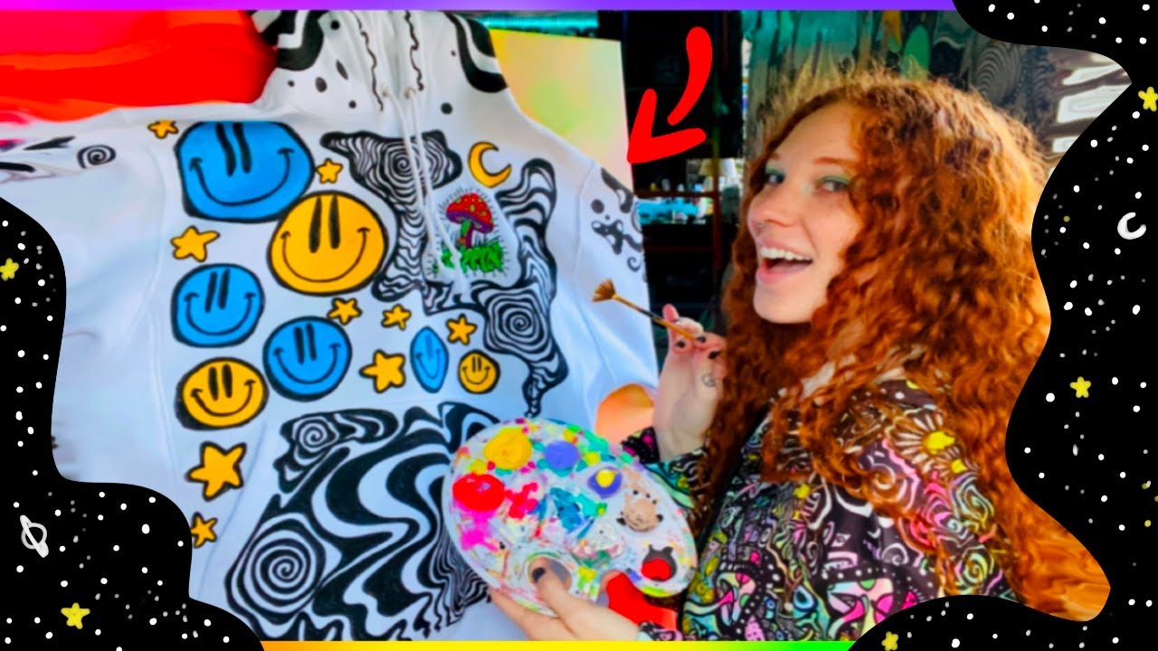 PAINTING A HOODIE!