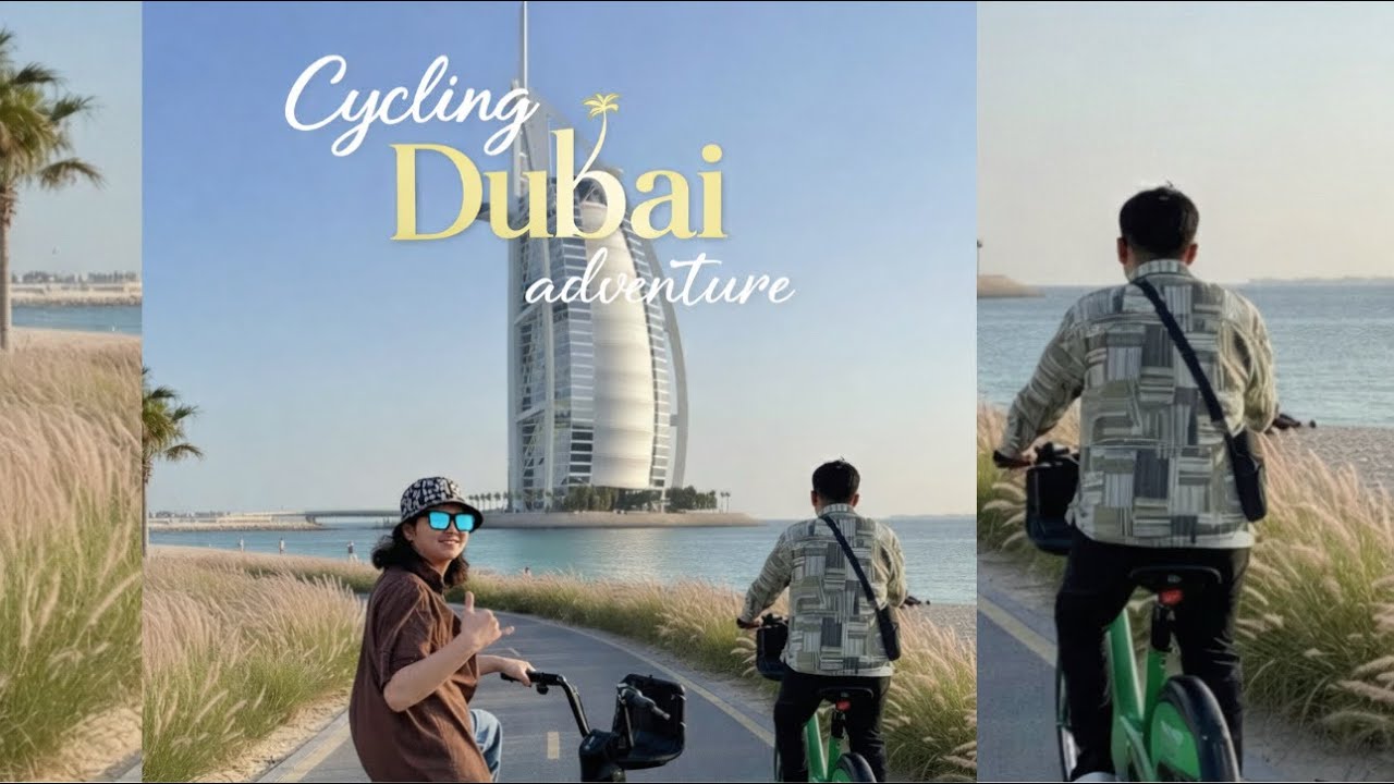 A Dubai Cycling 🚴Adventure With My Brother👶 #cycling #bakwas 