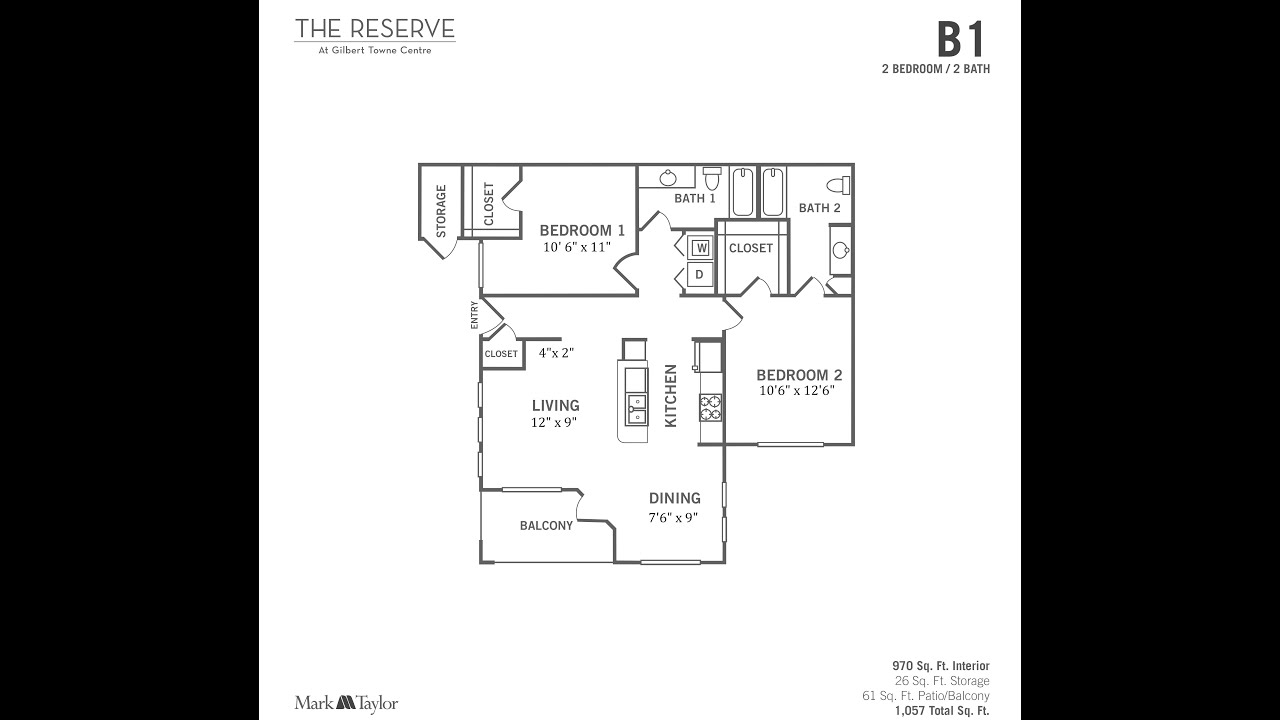 Reserve at Gilbert Two Bedroom