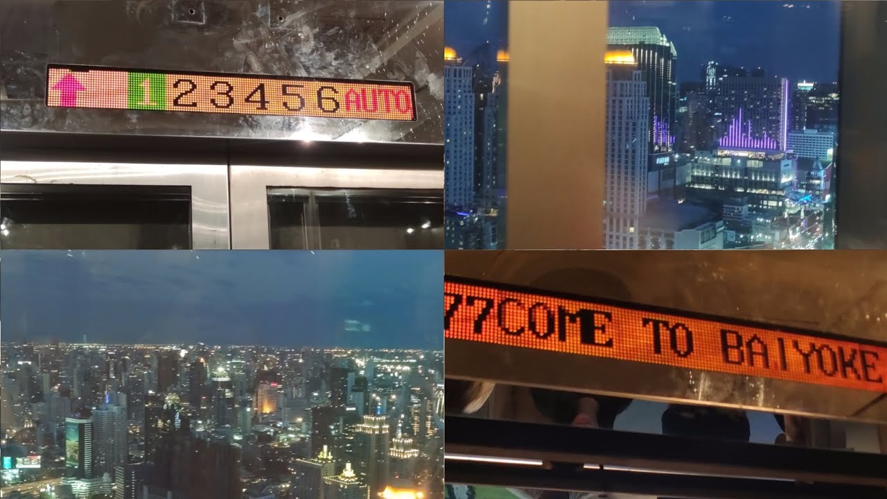 20240524 - Glass Elevator Baiyoke Sky Hotel, 1 - 77 floor
