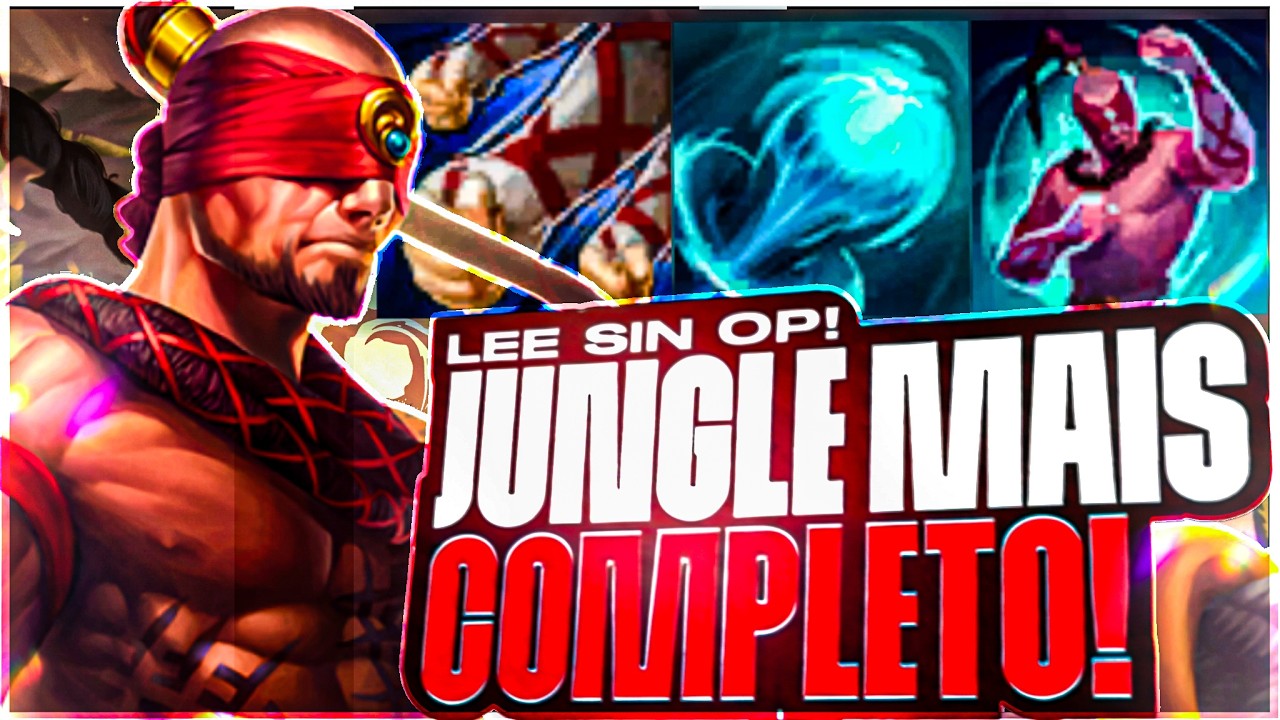 APRENDA A CARREGAR NA JUNGLE COM LEE SIN! GAMEPLAY EXPLICATIVA | WILD RIFT