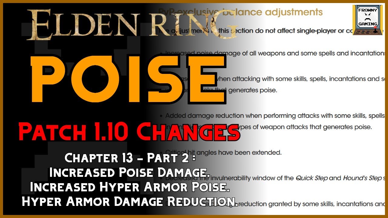 Poise Changes In Patch 1.10 | Making A Build - Chapter 13, Part 2 | Elden Ring