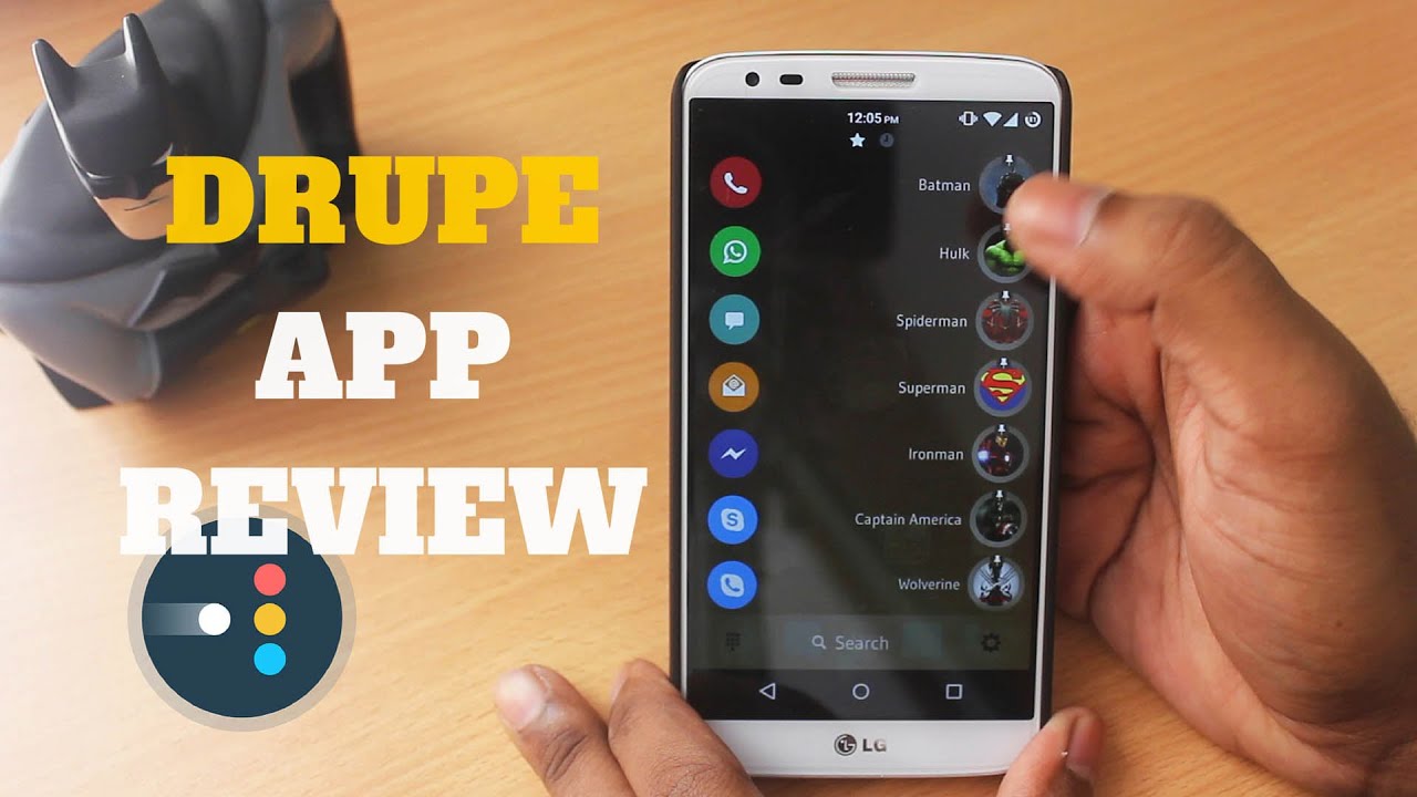 DRUPE App REVIEW - Unique Contacts App!