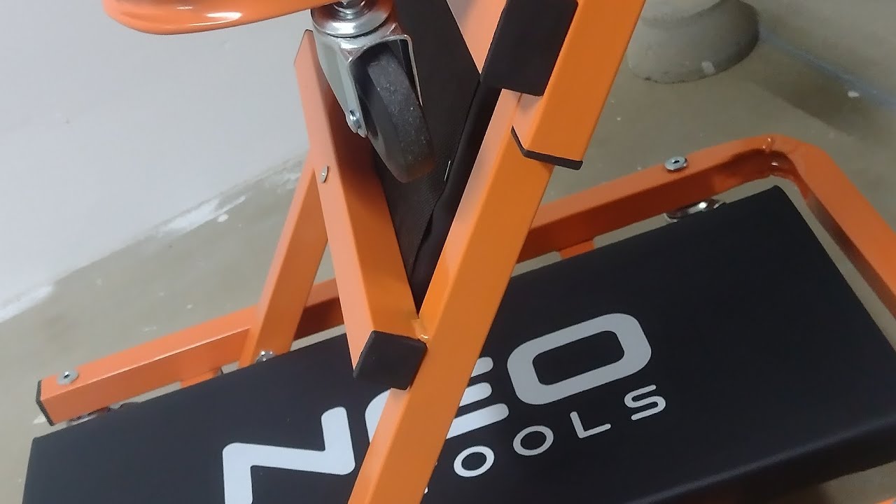 #ocelot - test DDM - leżanka warsztatowa-krzesełko NEO Tools