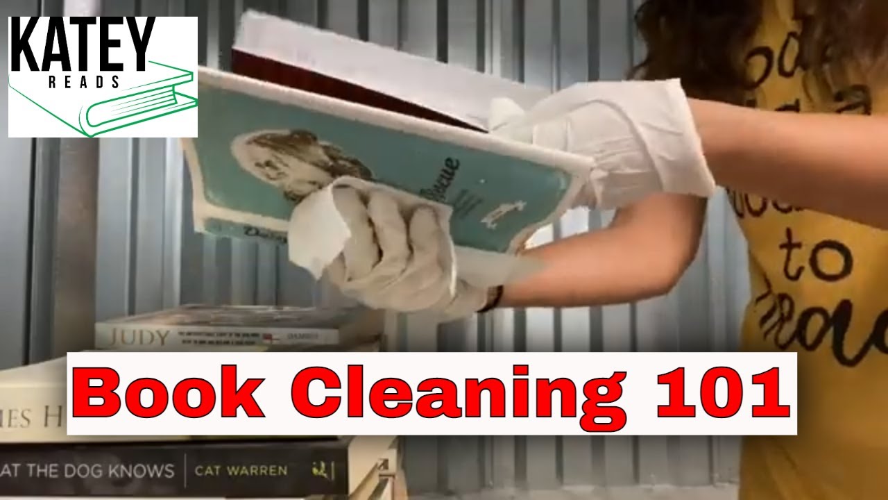 How I Clean Book Covers | Book Cleaning 101