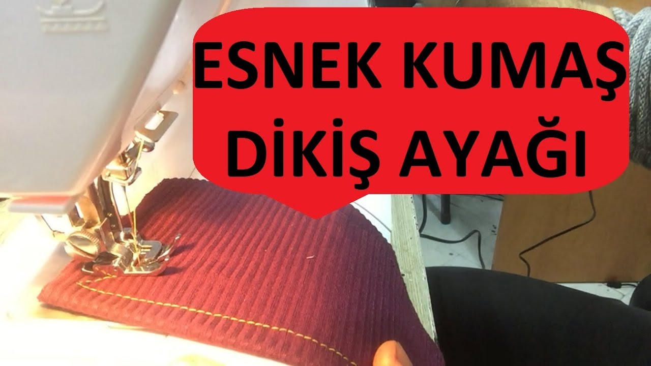 Esnek kumaş penye dikim ayağı triko ayağı
