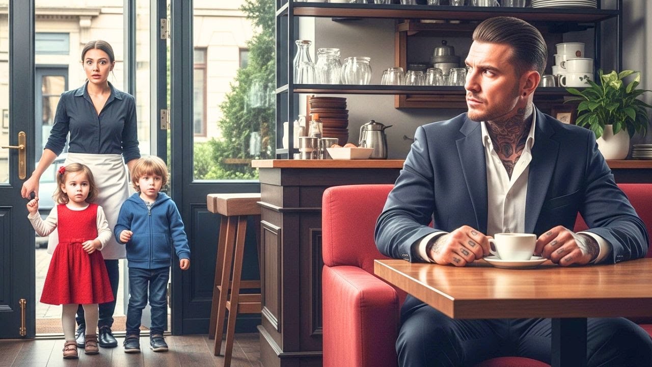 She Hid His Twin Children — Until the Mafia Boss Walked Into Her Café and Froze