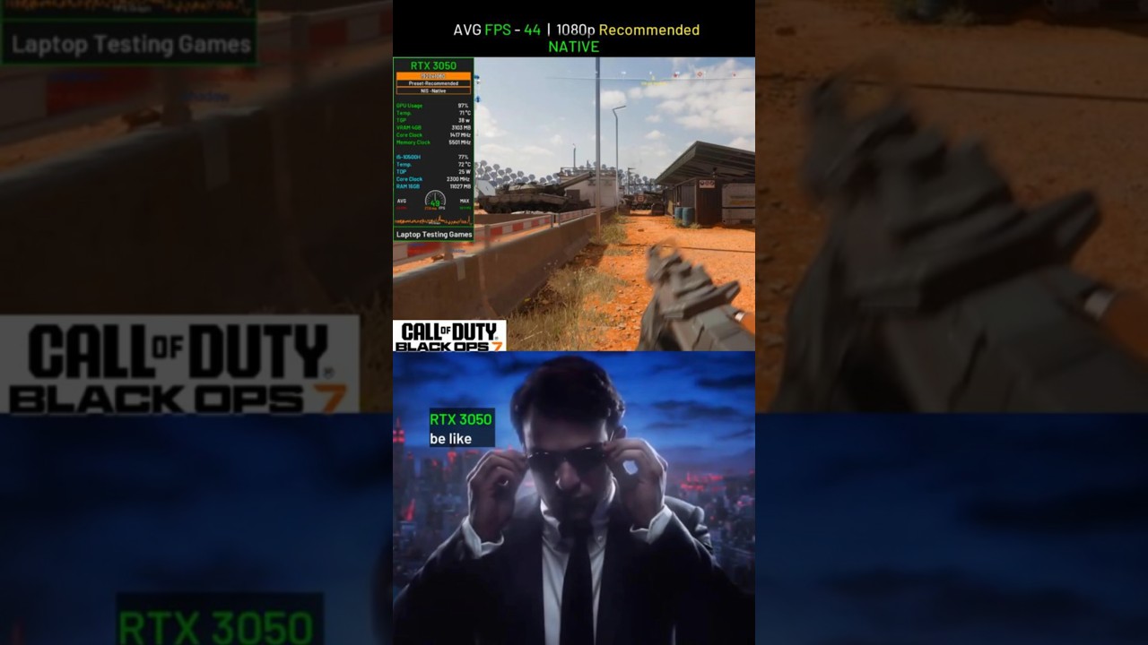 RTX 3050 Still Fighting Strong in 2025 💪 | COD Black Ops 7 FPS Test!