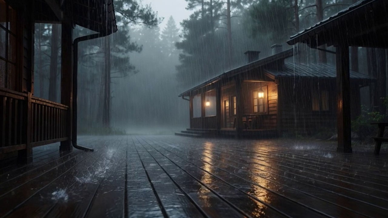 Soothing Rainfall in Deep Forest | Rain Sounds for Sleeping