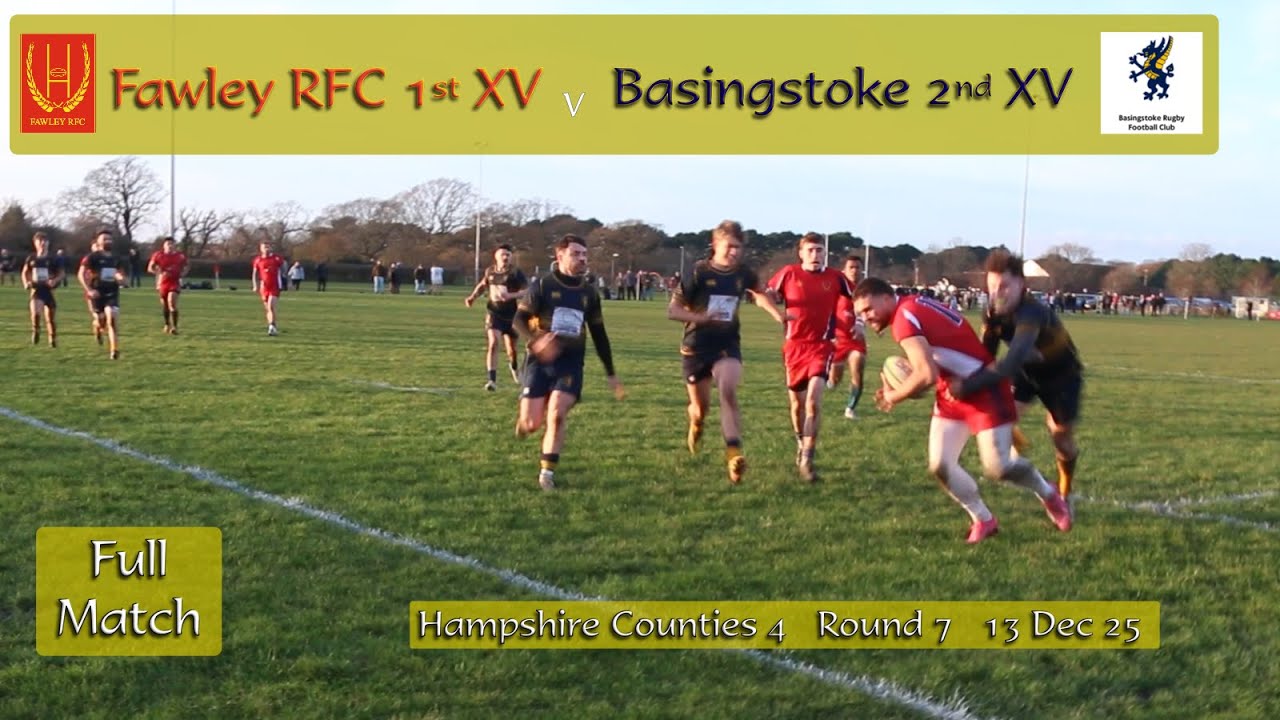 Fawley 1st XV v Basingstoke 2nd XV 13/12/25 Full Match