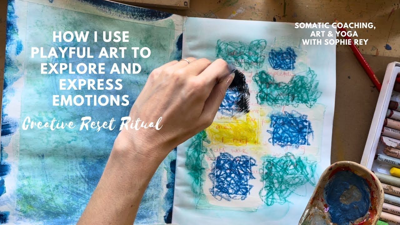 Use playful art to explore and express your emotions // Creative Reset Ritual