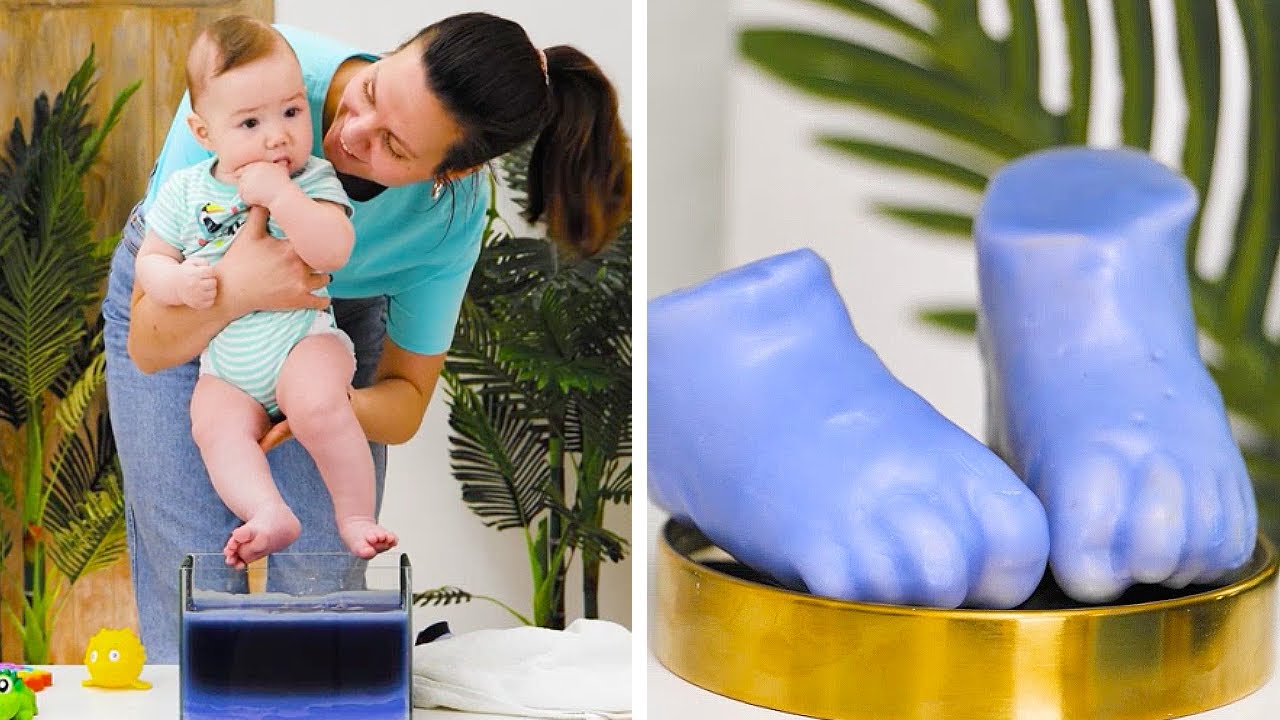 Super realistic paraffin figurines 🔥 She simply dips body parts in hot paraffin 🤯