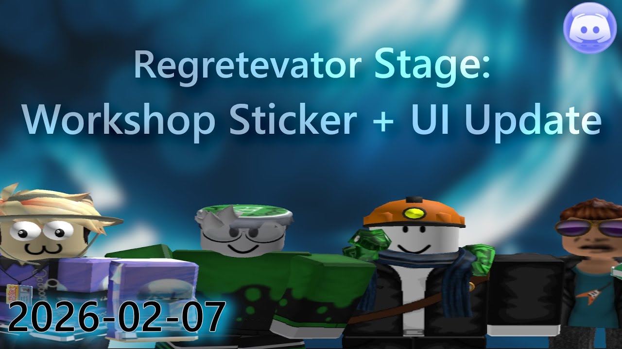 (02/07) Workshop Sticker additions - Regretevator Stage