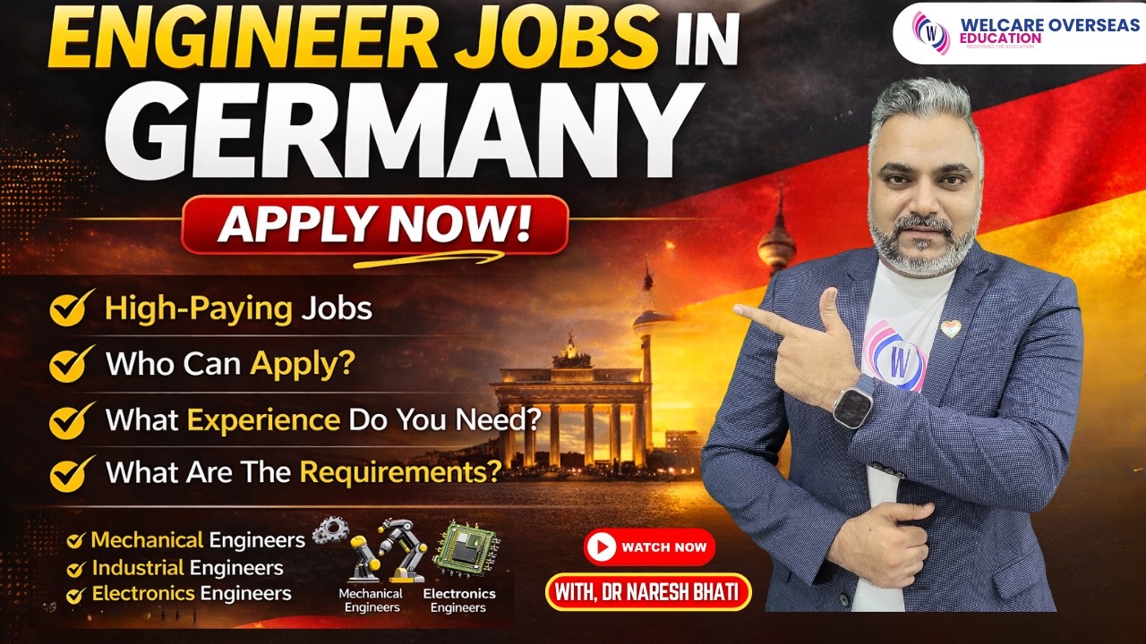 Mechanical Electrical Industrial Engineers Jobs Germany Dr. Naresh Bhati Welcare Overseas Education