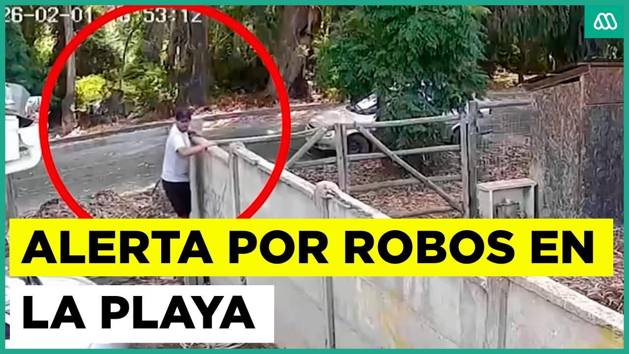 Alerta por robos en la playa en Algarrobo: entran a cabañas cuando salen veraneantes