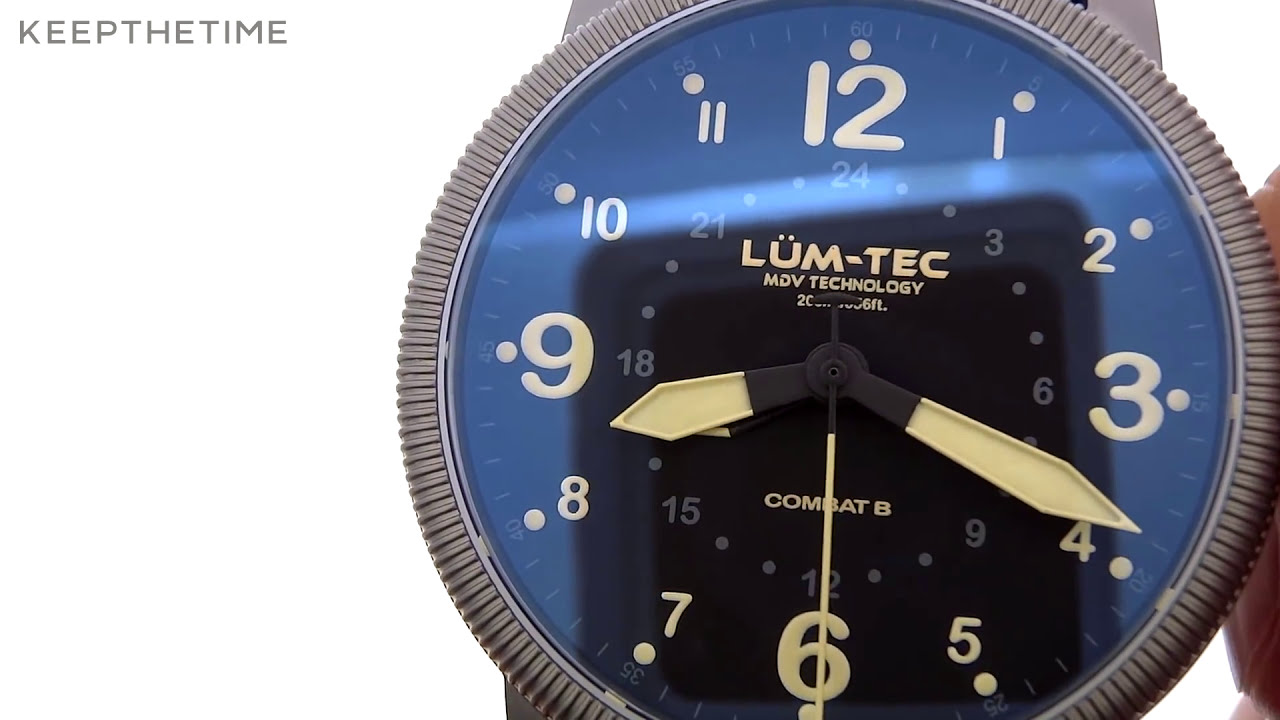 Lum-Tec Combat B33 GMT Tool Watch [ASMR Watch Review] ⌚️