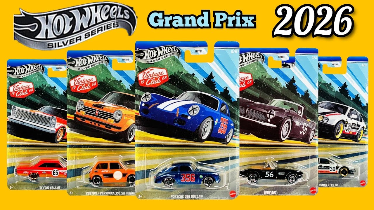 Hot Wheels 2026 Vintage Racing Club Grand Prix