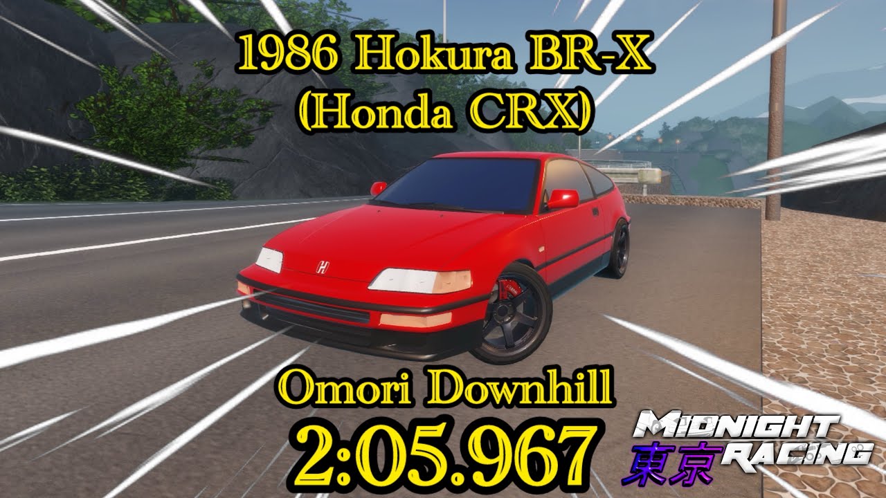 [2:05.967] Honda CRX, Omori Downhill - Midnight Racing: Tokyo