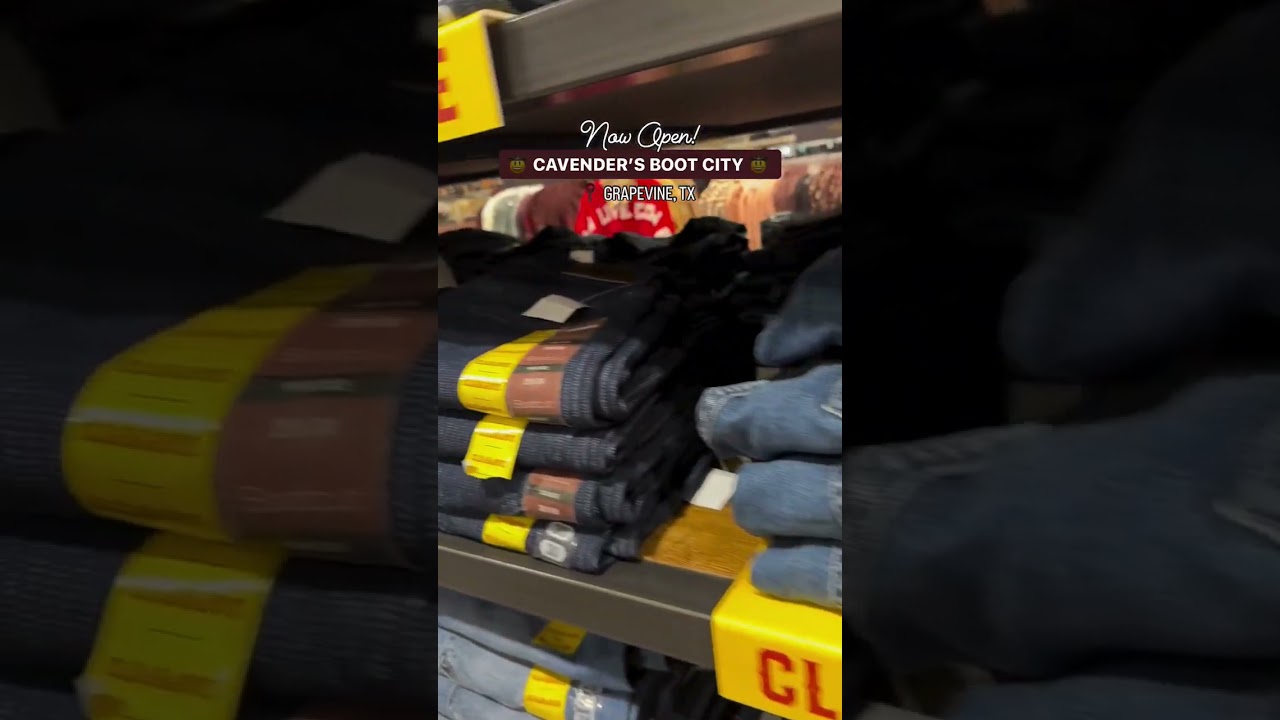 Now Open: Cavender&rsquo;s Boot City in Grapevine, Texas | Grapevine Mills Mall
