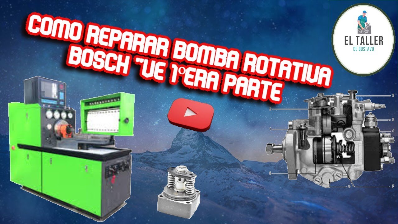 [PASO A PASO]como desarmar una bomba inyectora rotativa bosch VE