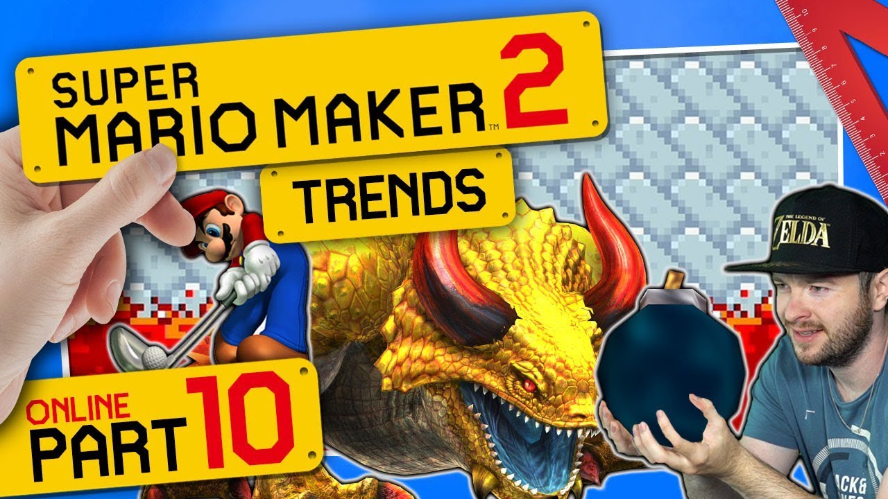SUPER MARIO MAKER 2 ONLINE 👷 #10: Zelda Ocarina of Time Dodongos Höhle, Minigolf & Boom Boom Pinball