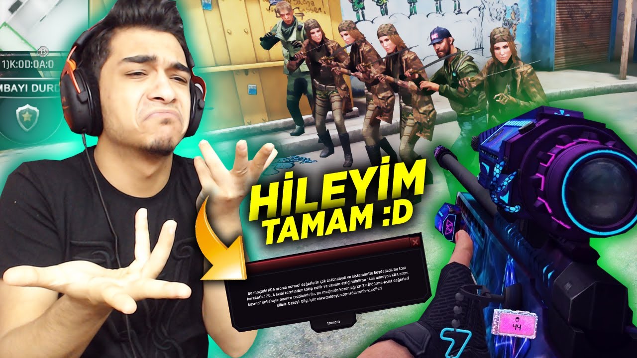 TAMAM HİLEYİM BEN :D 1 AWP VS 7 LATİF (YİNE BİR HİLE UYARISI) ZULA