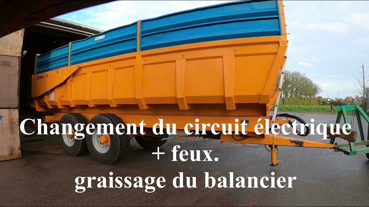 entretien de la monocoque (électricité, feux et balancier)(agriculture)