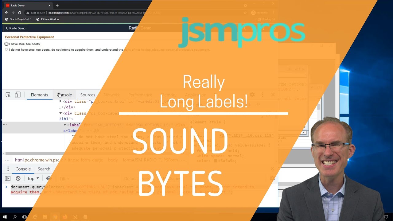 PeopleTools Sound Bytes Episode 46: HUGE Labels!