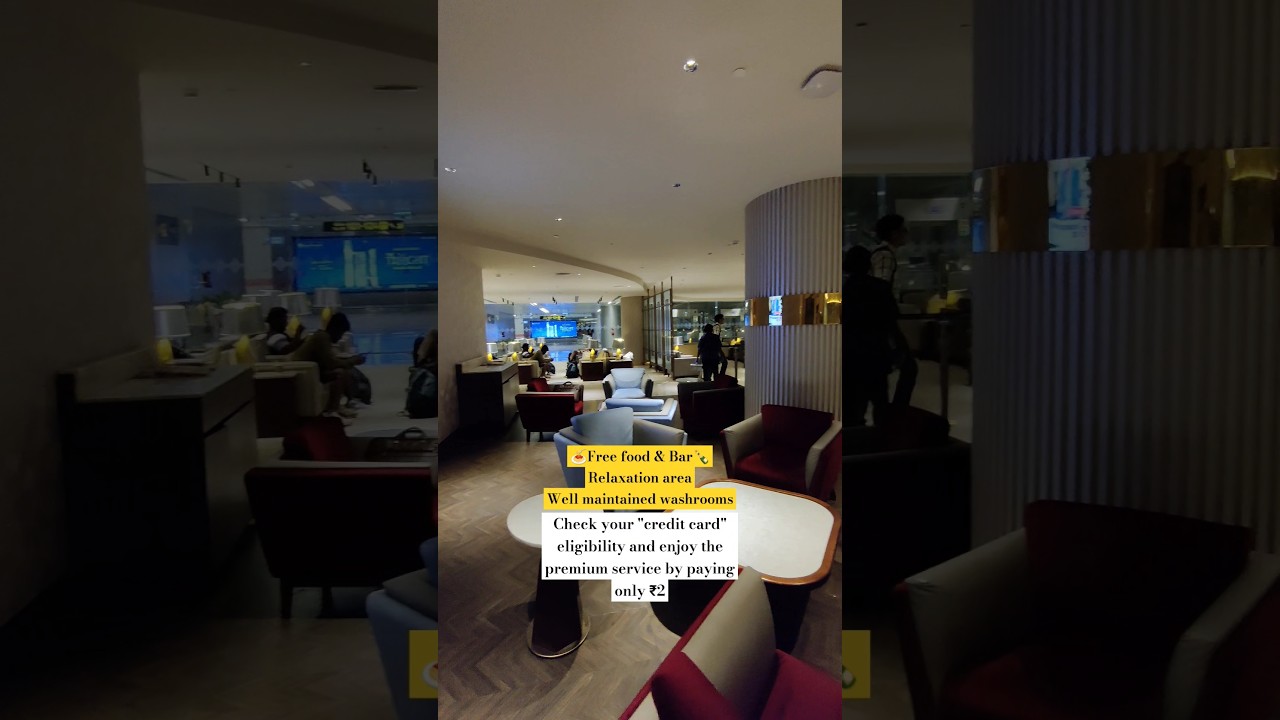 Pay ₹2 | Airport Lounge in Hyderabad | Encalm lounge | Premium Lounge in Rajiv Gandhi airport Hyd |