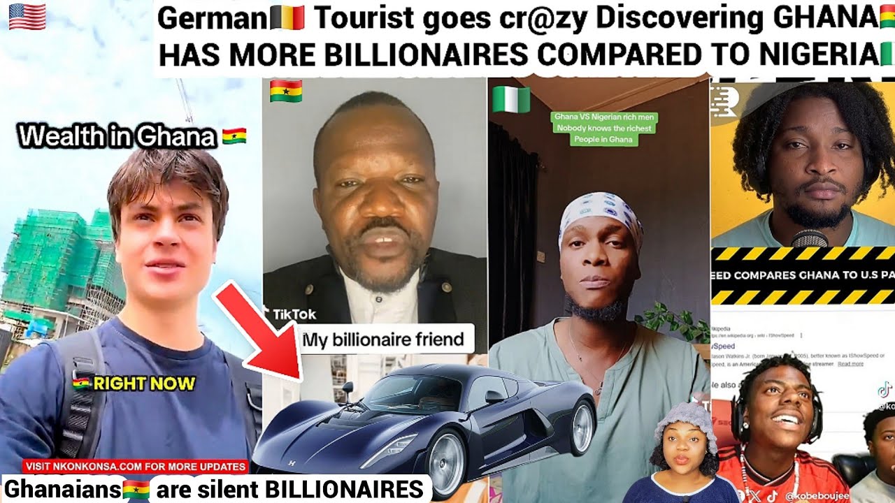German🇧🇪 Tourist goes cr@zy Discovering GHANA🇬🇭 HAS MORE BILLIONAIRES COMPARED TO NIGERIA🇳🇬