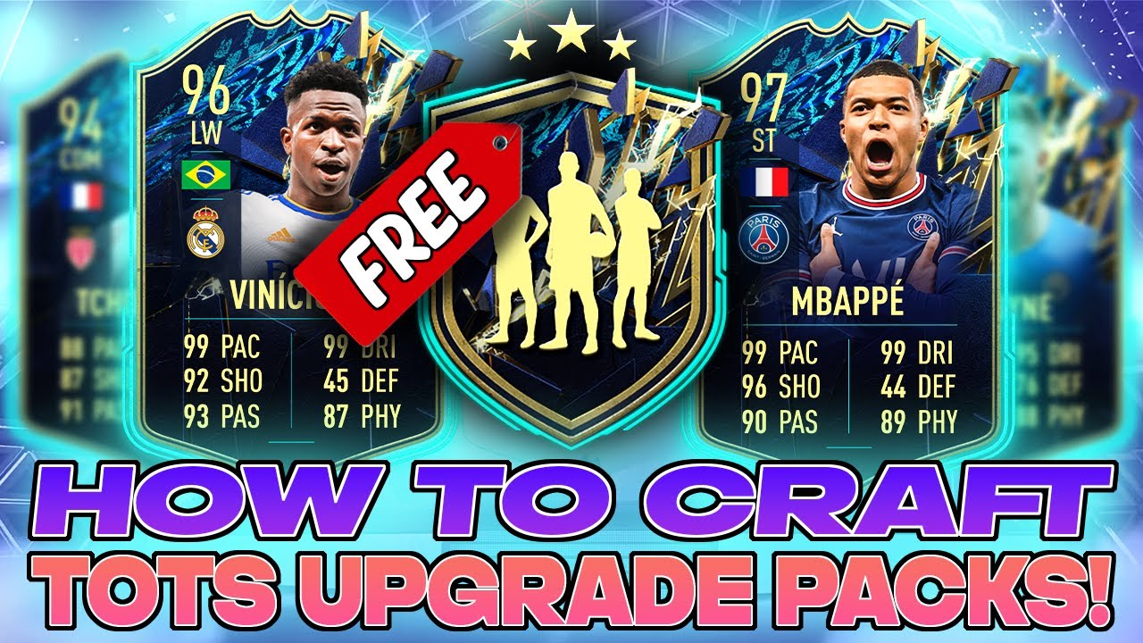 HOW TO CRAFT ULTIMATE TOTS UPGRADE PACKS! HOW TO CRAFT PREMIUM UPGRADE PACKS ON FIFA 22! TOTS!