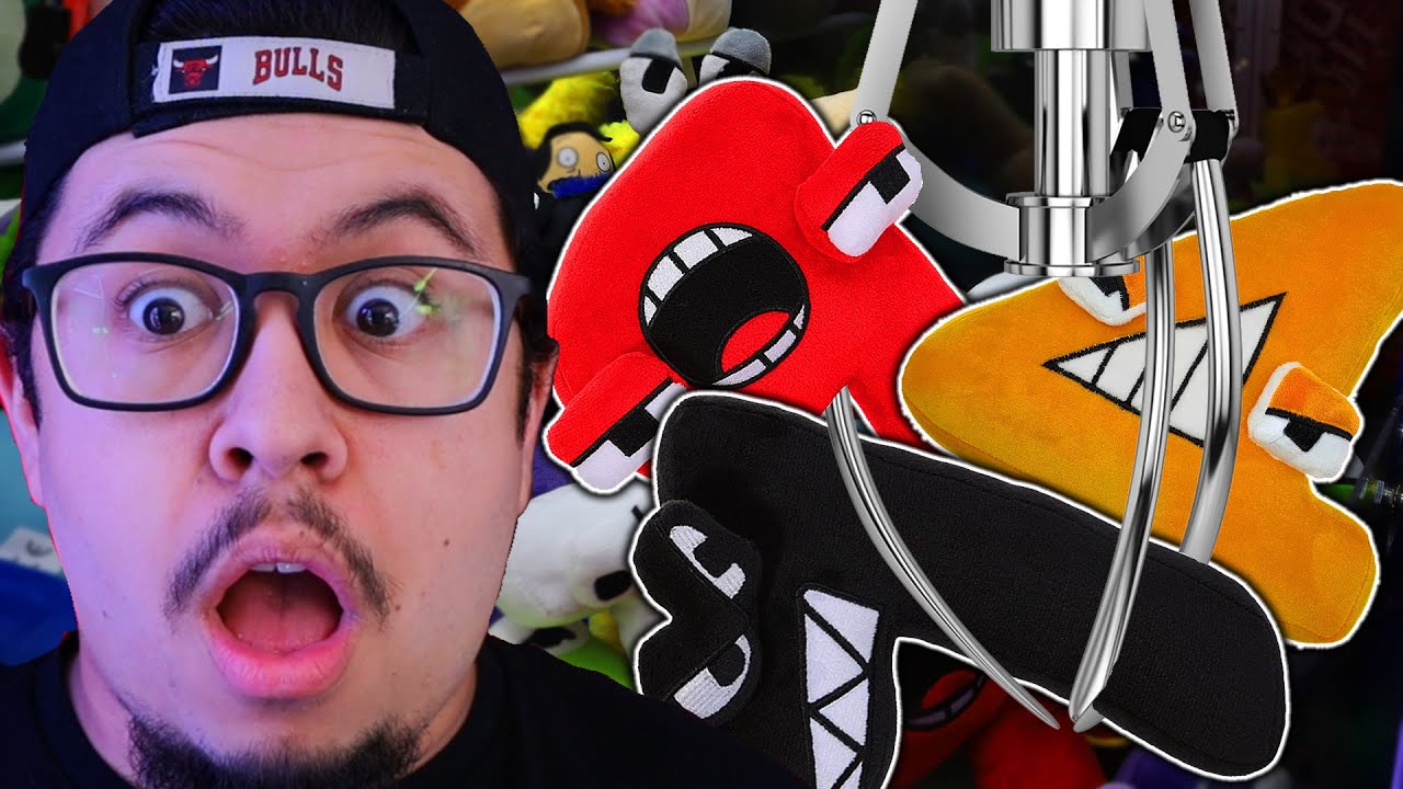 ALL Number Lore Plushies FOUND Inside Claw Machine