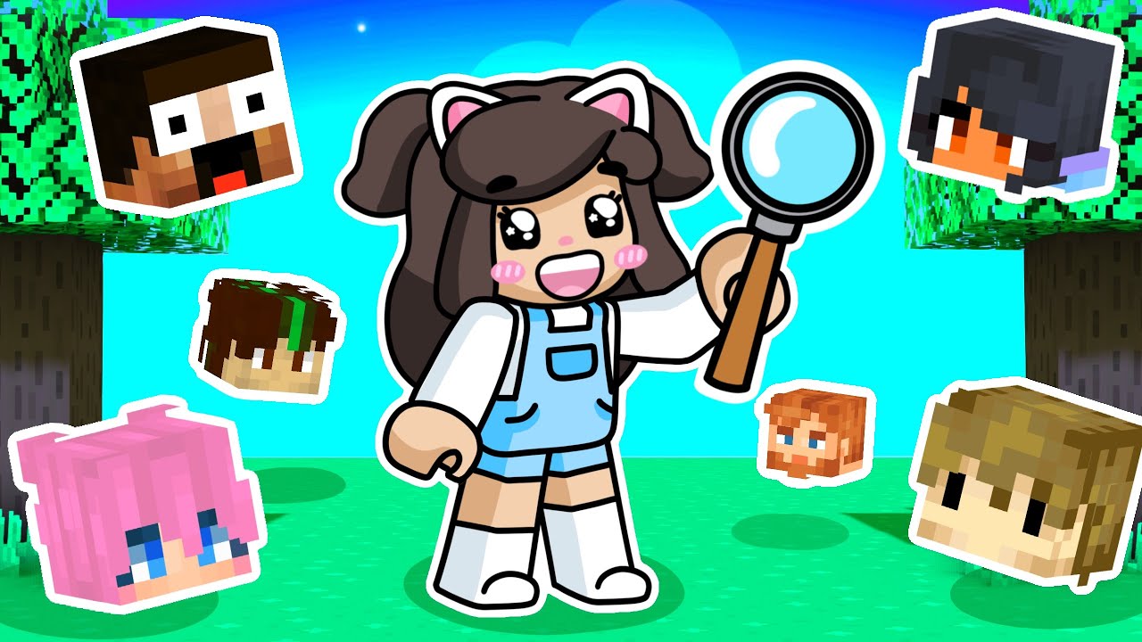 Поиск ютуберов Minecraft в Roblox!