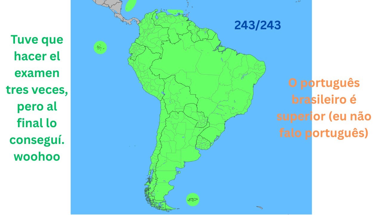 Naming All 1st Level Subdivisions of South America